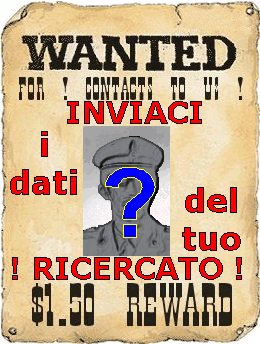 Inviaci i dati dell'AUC ricercato